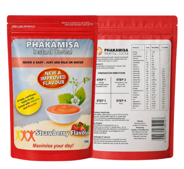 Instant Maize Porridge</br>Strawberry 500g