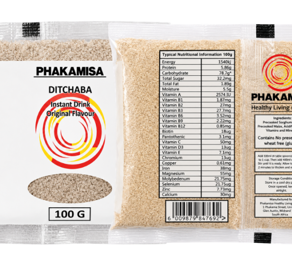 Ditchaba Shake Original 500g (5x100g)<br> Instant Cereal Drink</br>